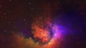 The big bang, the birth of a stellar nebula and a galaxy. 3d simulation - Powered by Shutterstock - Get 15% off with code: PIKWIZARD15