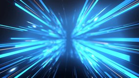 Glowing Hight Speed Light Rays Flying Lines tunnel Traffic. Sci-fi Digital Footage Electric Move of Dynamic Streaks of Hyperspace. - Powered by Shutterstock - Get 15% off with code: PIKWIZARD15