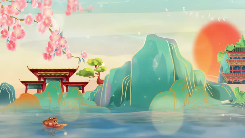 Mysterious landscape China