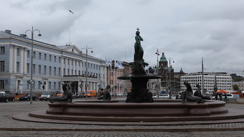 Helsinki Cityscape, Sail Boats, Uspenski Cathedral, Gulf of Finland, City Hall