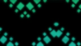 Teal cyan rhombus pattern Neon tunnel vibrantly 3d technology abstract animation background, neon light’s spectrum flashing lights vibrant back lights stage show wall backdrop - Powered by Shutterstock - Get 15% off with code: PIKWIZARD15