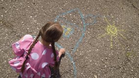 child hand drawing chalk asphalt, child kid childhood dream, little artist playground park girl daughter, child colorful drawing, little girl drawing, artistic child playing, summer activity drawing - Powered by Shutterstock - Get 15% off with code: PIKWIZARD15