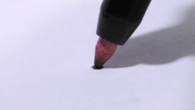 red marker ink spread on paper closeup - Powered by Shutterstock - Get 15% off with code: PIKWIZARD15