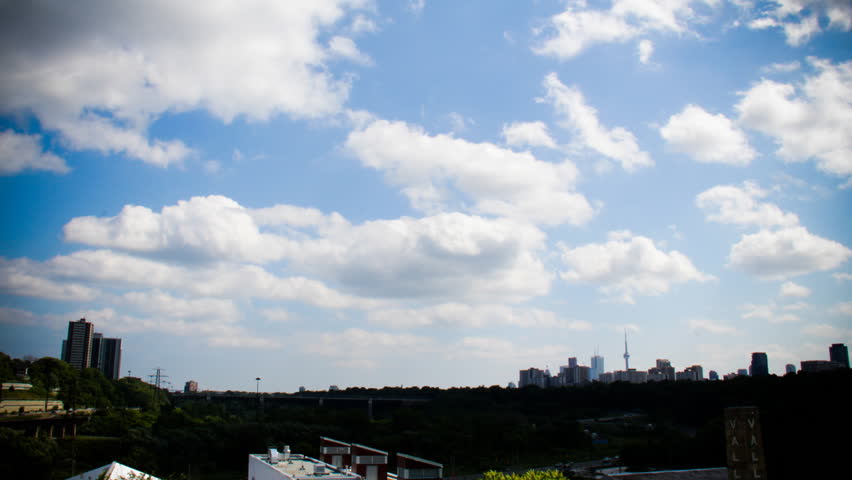 Toronto Don Valley Time-Lapse. Captured from a small hill on the eastern part of