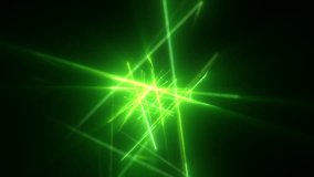 Abstract bright green glowing background with flying neon star lines made of energy particles and light rays, video in high quality 4k, motion design - Powered by Shutterstock - Get 15% off with code: PIKWIZARD15