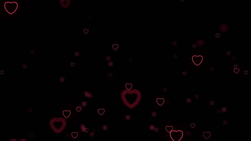 Love with heart animation video