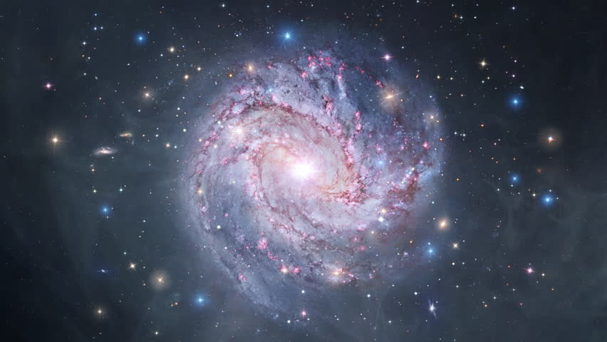Space flight spiral galaxy M83 or the Southern Pinwheel galax space nebula travel exploration on deep space. Flight Into the Crab Nebula Pulsar supernova galaxy animation. Elements image are furnished - Powered by Shutterstock - Get 15% off with code: PIKWIZARD15