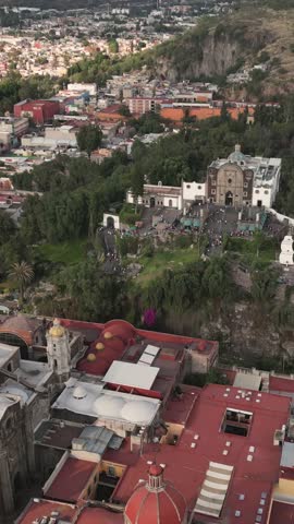 Surroundings of the Basilica of Guadalupe, in vertical mode