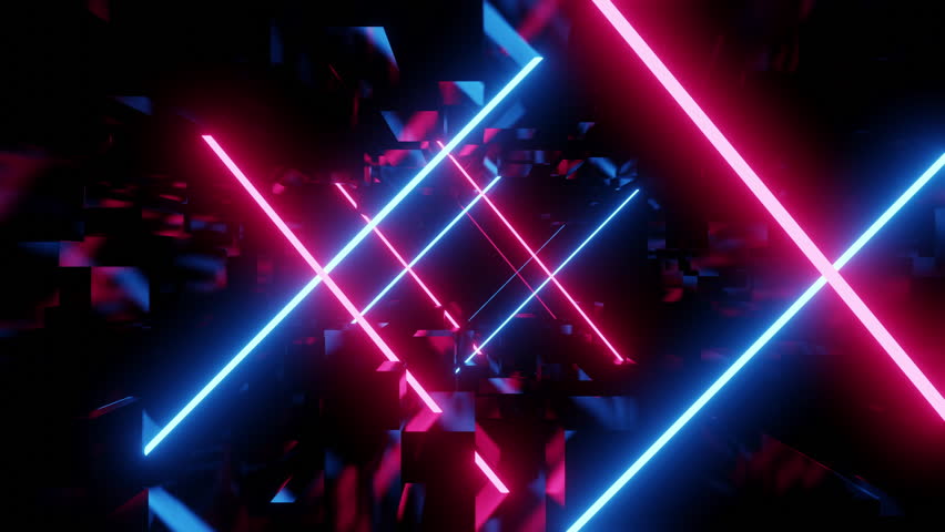 Neon Light VJ Loop Background