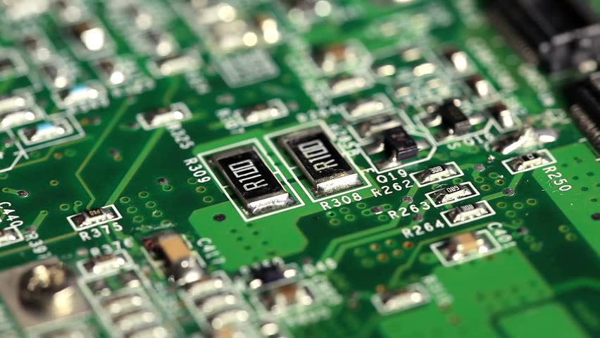 SMD soldering of electronic components with hot air