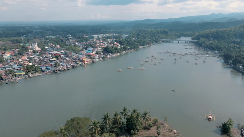 Maragondon river in the Philippines