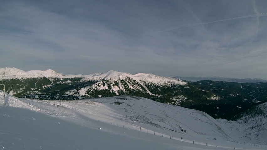 Panorama of ski resort 