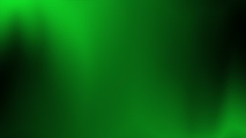 Animated Green color gradient abstract pattern defocused dark background