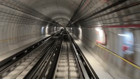 4K. Time lapse automatic train subway tunnel fast speed. Metro subway with a tunnel and a train moving fast. Tube lines in the tunnel. 4K.Time lapse automatic train subway tunnel fast speed
 - Powered by Shutterstock - Get 15% off with code: PIKWIZARD15