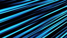 Manga anime style animated blue speed lines motion. Speed action, neon lines moving with the speed of light. Fast moving velocity lines on black. Flash action. Blue light trails. 4k. - Powered by Shutterstock - Get 15% off with code: PIKWIZARD15