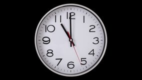 Modern Analogue clock passing 12 hours in stop motion - Powered by Shutterstock - Get 15% off with code: PIKWIZARD15