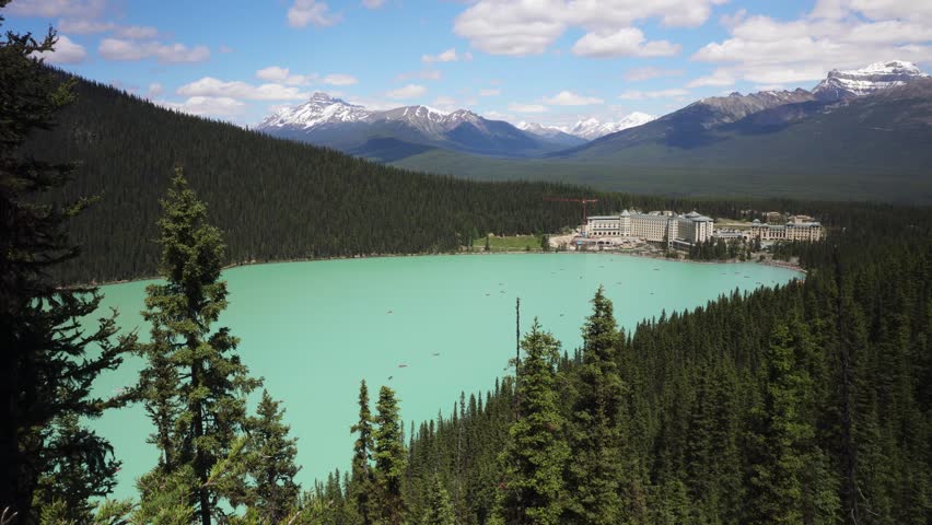 Lake Louise seen from the Fairview lookout.