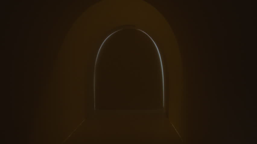 Hands of postal worker taking envelopes from bag and placing them into mailbox while delivering correspondence. View from inside of mailbox