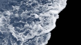 Ocean Water Splash with alpha channel for transparent background. The white pure splash foam and splash without water are only for composite in the water background video. Video Element Ocean Water - Powered by Shutterstock - Get 15% off with code: PIKWIZARD15