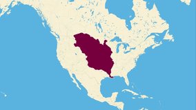 Lousiana purchase Map animation zoom in - Powered by Shutterstock - Get 15% off with code: PIKWIZARD15