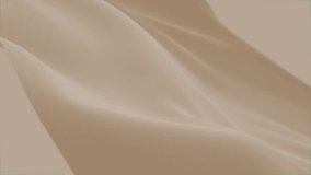 Abstract tenderness beige peach silk background luxury wave cloth satin pastel color fabric. Gold milk liquid wave splash, wavy fluid texture. Fluttering material. 3D animation motion design wallpaper - Powered by Shutterstock - Get 15% off with code: PIKWIZARD15