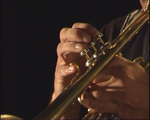Trumpet player.
