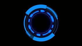 Digital Analysing and Loading Data HUD Display. loading, analysing data, rotating circles, moving graphs, sliders, HUD circle interfaces. High Tech Concept Element - Powered by Shutterstock - Get 15% off with code: PIKWIZARD15