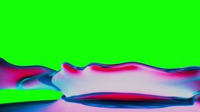 flowing fluid, blue-red organic liquid animation, cgi crown splash in slow motion on green screen - Powered by Shutterstock - Get 15% off with code: PIKWIZARD15