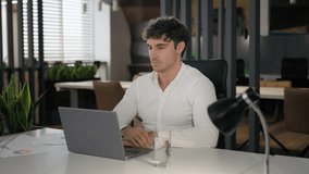 Caucasian business man talking virtual team meeting video conference call using laptop work from office talk remote online distance chat male guy businessman speaking consulting client speak computer - Powered by Shutterstock - Get 15% off with code: PIKWIZARD15