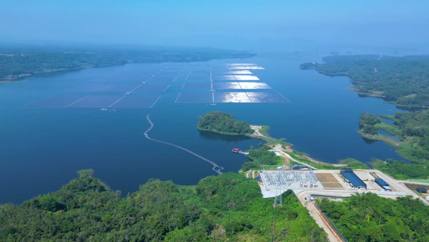 Cirata Floating Solar Power Plant is the largest floating solar power plant in Southeast Asia and the third in the world. The Solar Power Plant is built on the Cirata Reservoir West Java, Indonesia