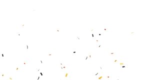 halloween confetti explosion on white background - 3D rendering - Powered by Shutterstock - Get 15% off with code: PIKWIZARD15