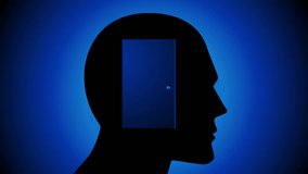Door opening inside a human head, revealing a vast galaxy. For inspirational materials, symbolizes imagination, inner potential, and the boundless nature of the mind - Powered by Shutterstock - Get 15% off with code: PIKWIZARD15