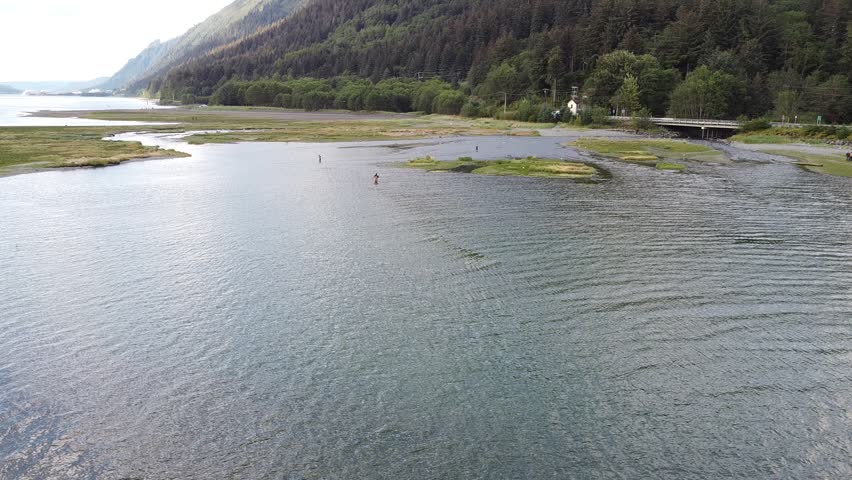 Juneau Alaska Landscape Fly Fishing Sea