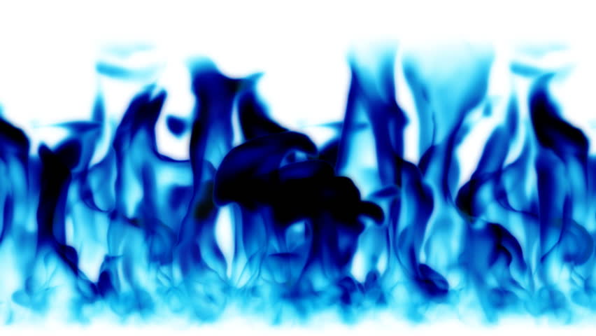 Blue flames background,seamless loop