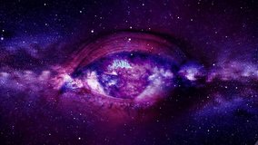 Animation of glowing eyes in the galaxy sky - Powered by Shutterstock - Get 15% off with code: PIKWIZARD15