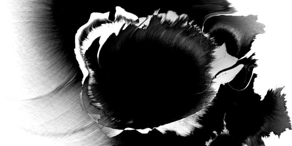 ink transition splatter blot spreading left to right turbulent moving abstract painting animation background new cool nice motion dynamic beautifu