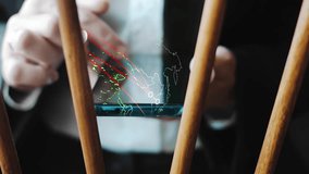 Closeup of businesswoman's hands using smartphone and cyber attacks live world map, double exposure - Powered by Shutterstock - Get 15% off with code: PIKWIZARD15