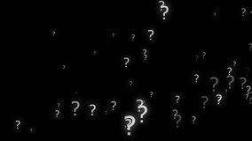 Question Mark Background. Flying Through Glowing Multiple Color Question Mark - Powered by Shutterstock - Get 15% off with code: PIKWIZARD15