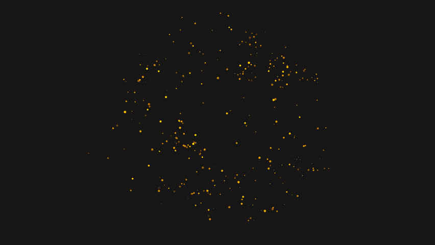 Golden Confetti Party Popper Explosion