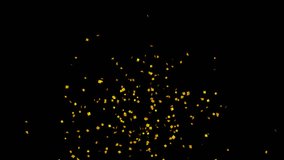Confetti Golden Particle Glitter on Alpha Screen - Powered by Shutterstock - Get 15% off with code: PIKWIZARD15