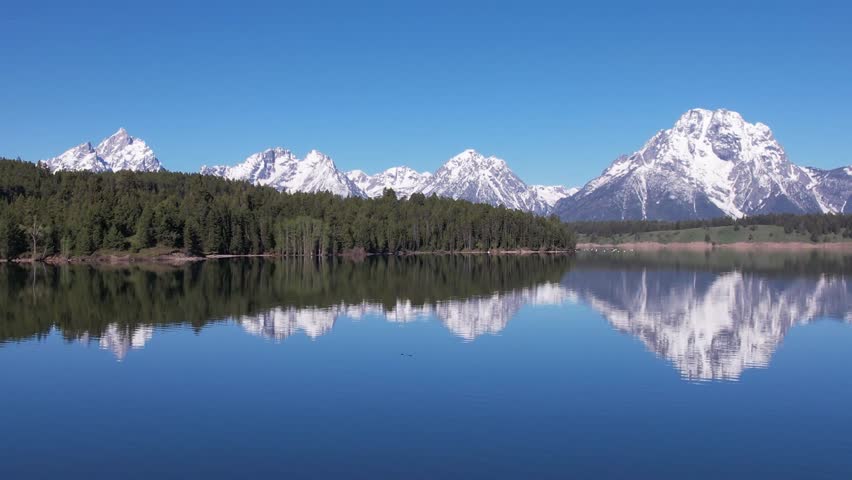 Grand Teton national park Wyoming Earlier morning 