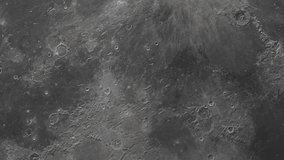 Orion Capsule Orbiting Travelling Across Highly Detailed Moon Lunar Surface Background Ready to Land - 3D CGI Animation ProRes 4K - Powered by Shutterstock - Get 15% off with code: PIKWIZARD15