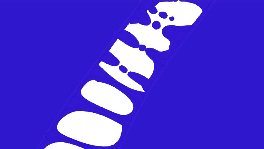 Sticky separate blue opening transition animation. Perfect for video footage, advertising, presentations, web