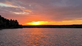 Tranquil Sunset Over the Lake: Capturing Nature's Serene Beauty - Powered by Shutterstock - Get 15% off with code: PIKWIZARD15