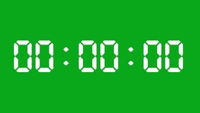 24 hours digital clock animation. You can stop at the beginning of every hour. Simple led twenty four numbers. - Powered by Shutterstock - Get 15% off with code: PIKWIZARD15