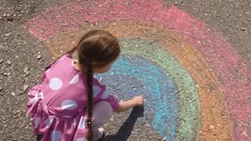 child hand drawing chalk asphalt, child kid childhood dream, little artist playground park girl daughter, little girl playing, individual play drawing, artistic kid outside, fun drawing outdoors - Powered by Shutterstock - Get 15% off with code: PIKWIZARD15