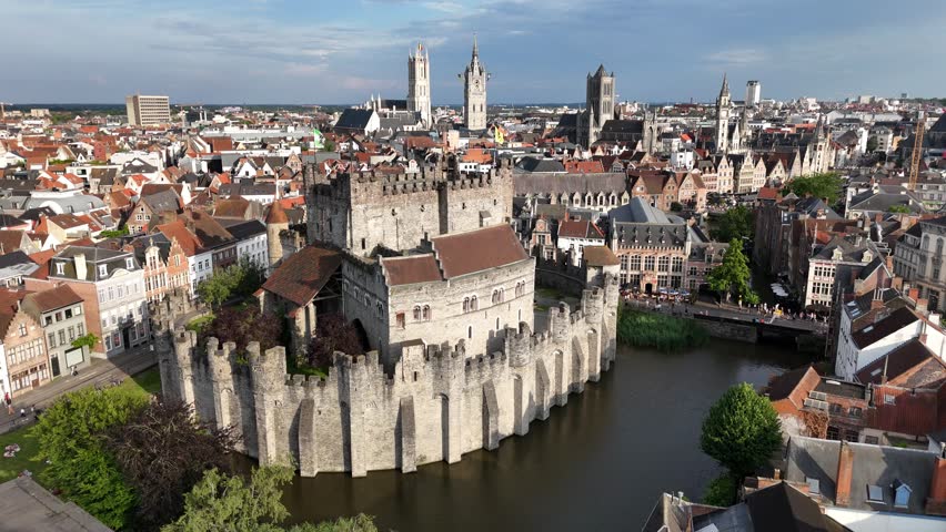 Aerial View of Ghent