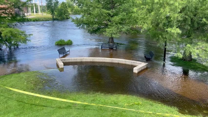 Flooding in Park by the River