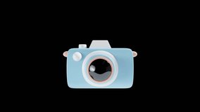 jumping mirrorless camera animation with transparent background - Powered by Shutterstock - Get 15% off with code: PIKWIZARD15