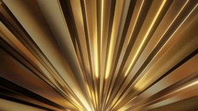 An abstract depiction of golden light rays radiating from a central point, creating a warm and luxurious visual effect. Suitable for backgrounds, decorations, and artistic projects. - Powered by Shutterstock - Get 15% off with code: PIKWIZARD15